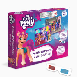 PUZZLE 48 PIEZAS 2 EN 1 EFECTO 3D [138-0]